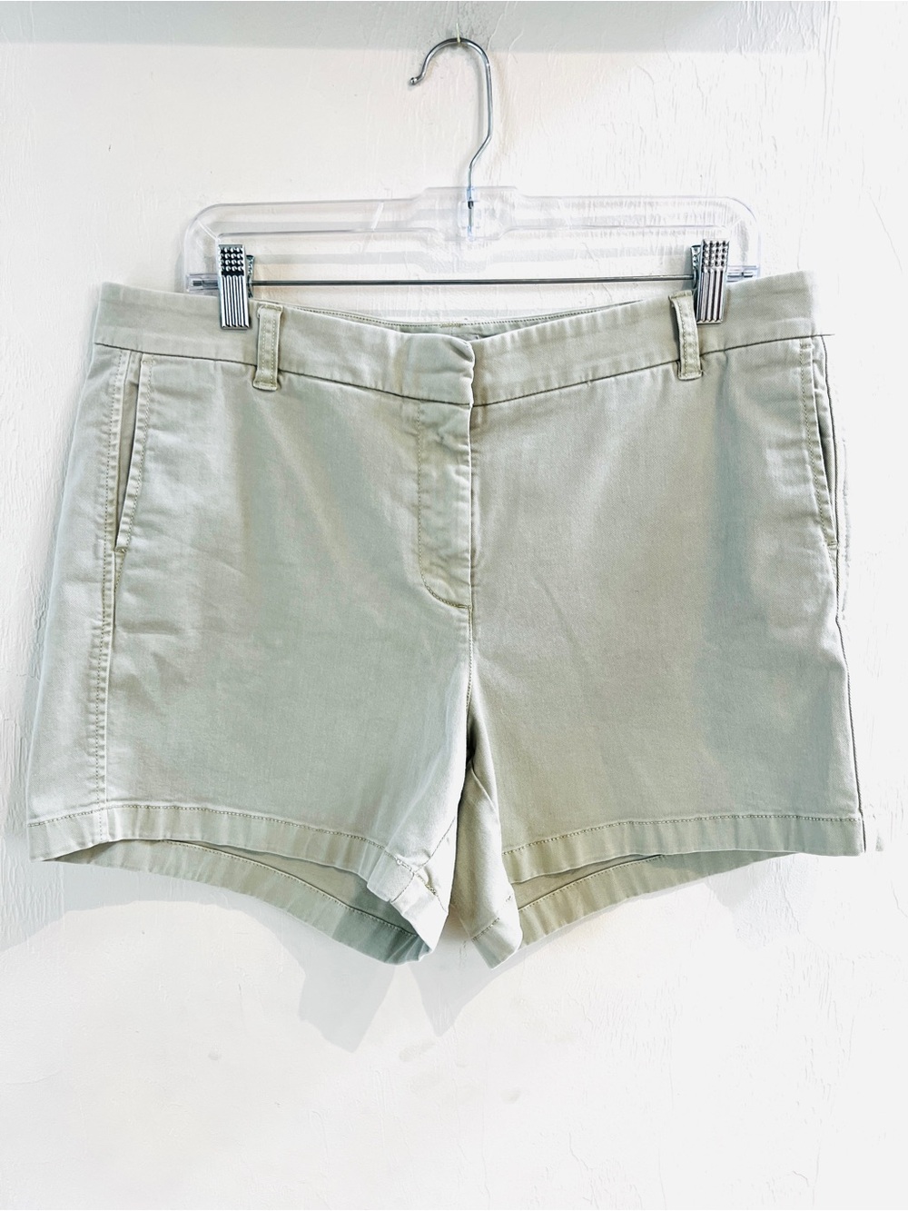 J. Crew Light Sage Chino Shorts